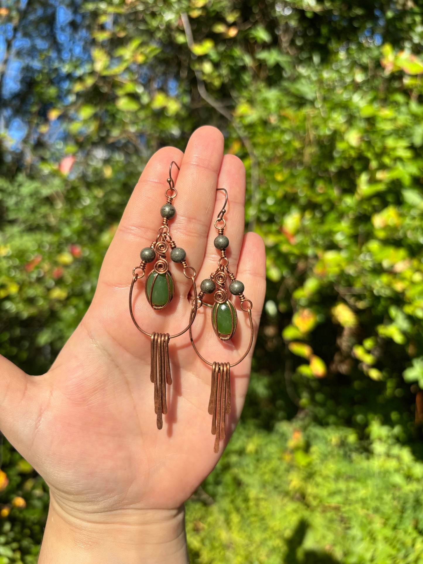 Custom fringe earrings (made to order)