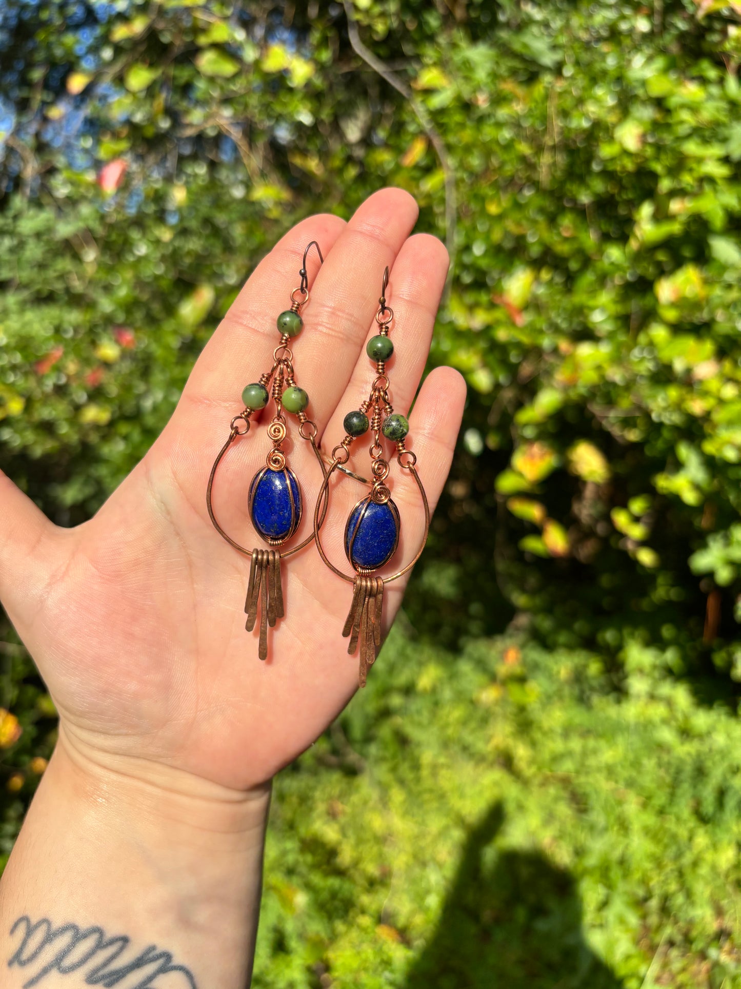 Custom fringe earrings (made to order)