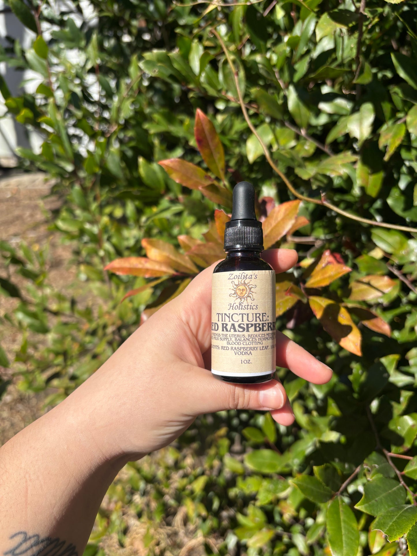 Red raspberry leaf tincture