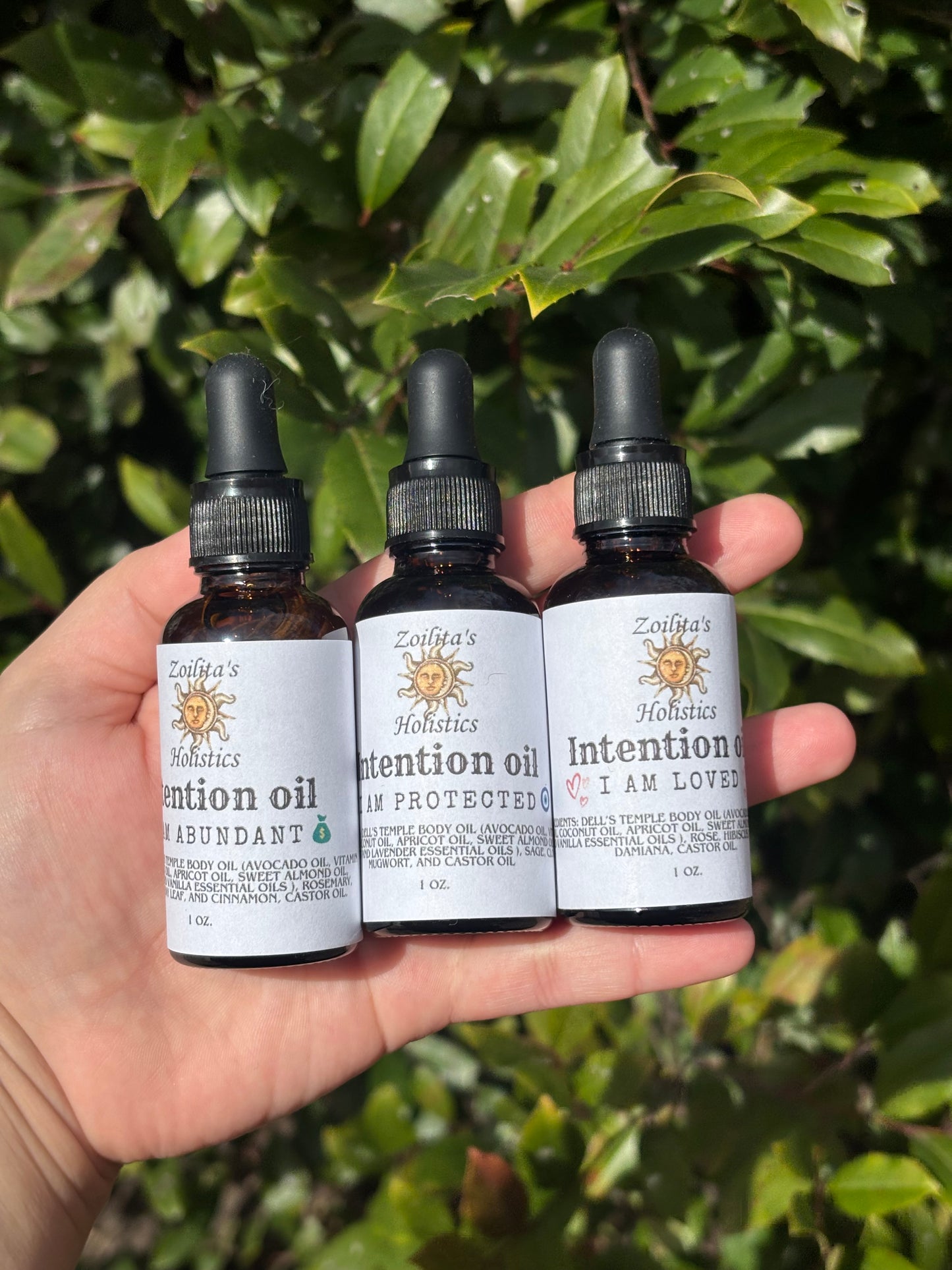 “I AM” Intention oil bundle