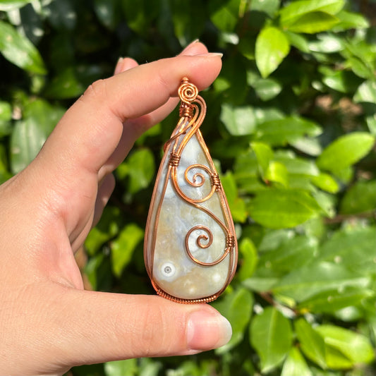 Sea jasper pendant