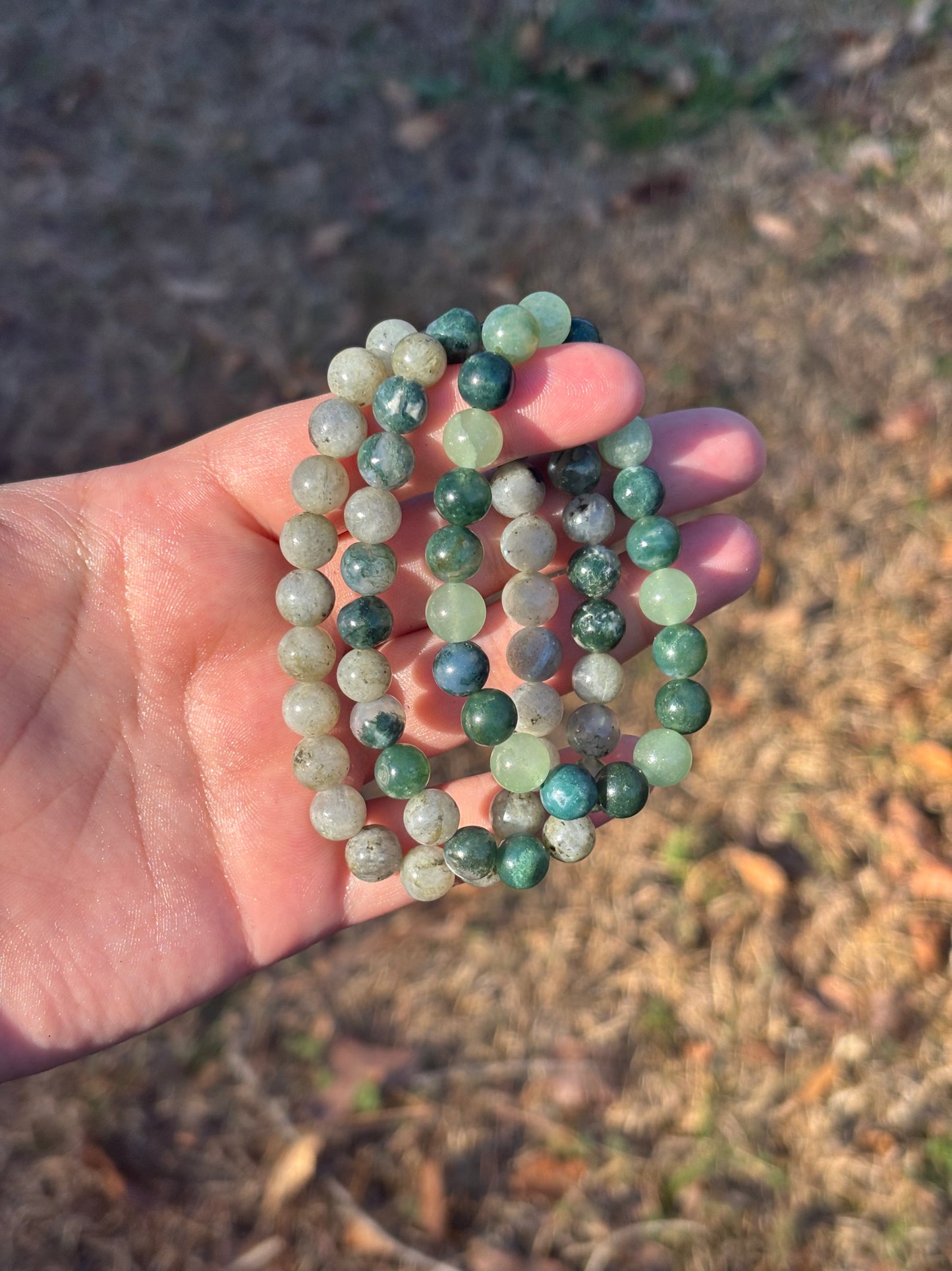 Crystal bead bracelets