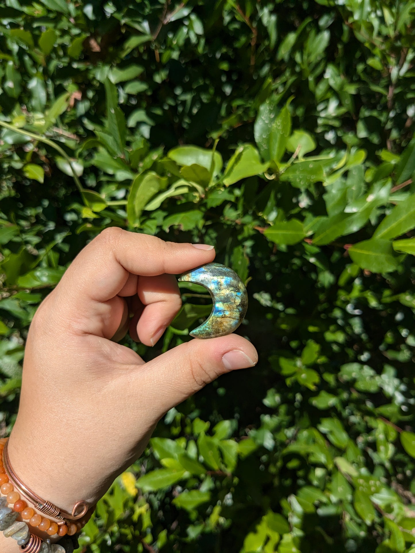 Labradorite moons