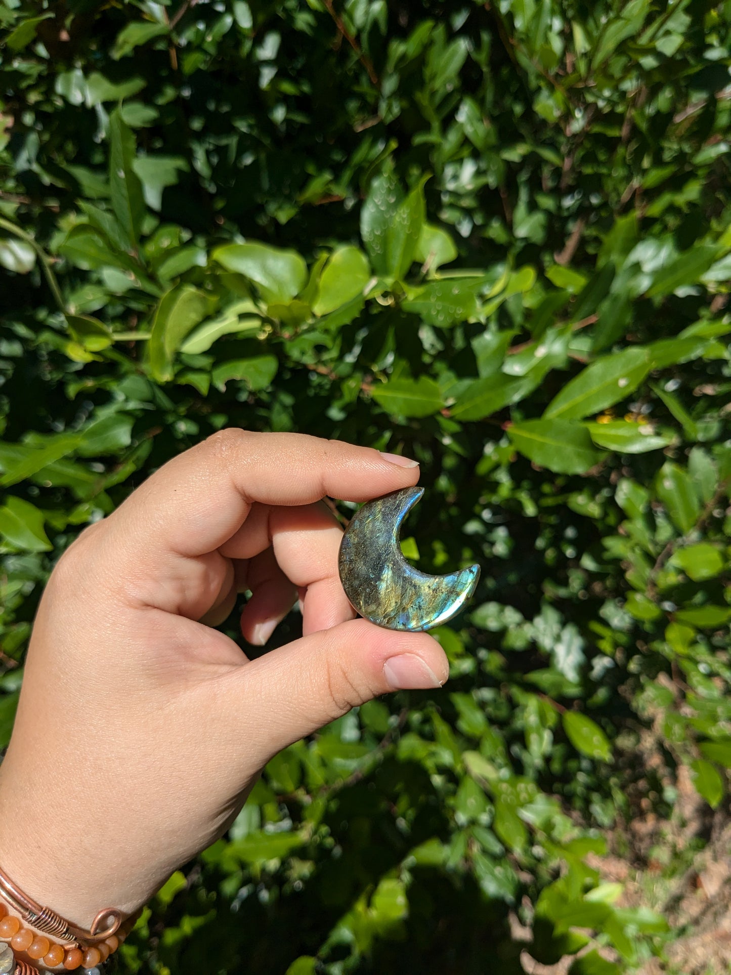 Labradorite moons