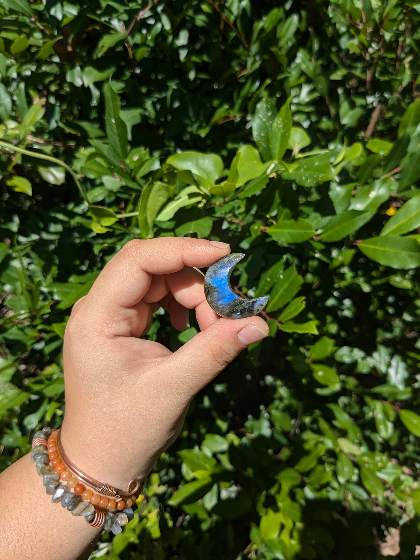 Labradorite moons